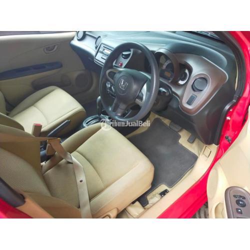 Mobil Honda Brio S Automatic 2014 Merah Seken Mesin Oke Pajak panjang - Bantul