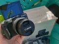 Kamera Canon EOS M3 Second No Jamur Fullset Lensa Bonus Memori 16GB - Tangerang