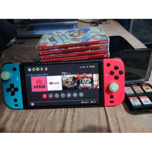 Konsol Game Nintendo Switch Oled White Fullset (Include TG dan Mumba Blade) Bekas - Jakarta Barat