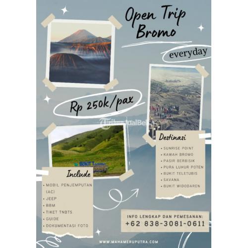 Open Trip di Gunung Bromo Termurah Hanya Di Mahameru Putra Tour & Travel - Jakarta Barat