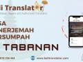 Jasa Penerjemah Tersumpah di Bali | Translator Sworn and Authorized Translator - Tabanan