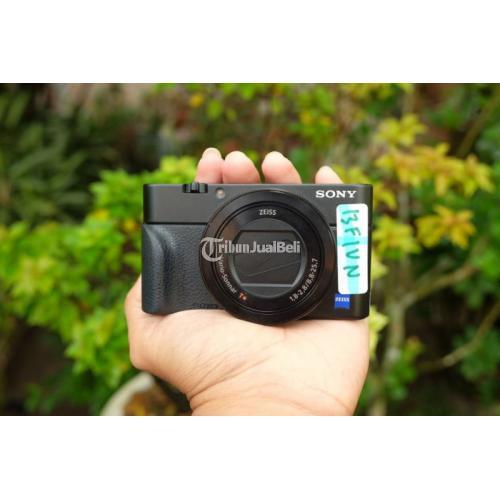 Kamera Mirorrless Sony RX100 Mark IV Seken Flash Normal Fullset - Yogyakarta
