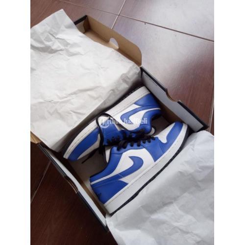 Sepatu Sneakers Nike Air Jordan 1 Low Hyper Royal US 9/42.5 VNDS - Tegal