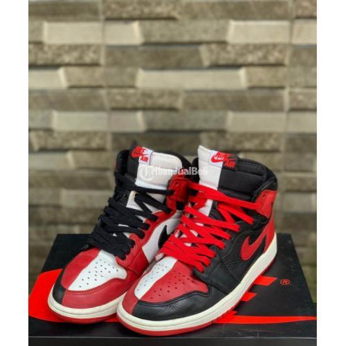 Sepatu Sneakers Air Jordan 1 High OG Homage To Home US 8 / EUR 41 VNDS OG Box - Bekasi