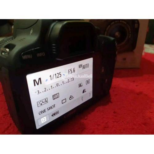 Kamera Canon 100D Bekas Normal Lancar No Vignet Nominus Fullset Dus - Tangerang