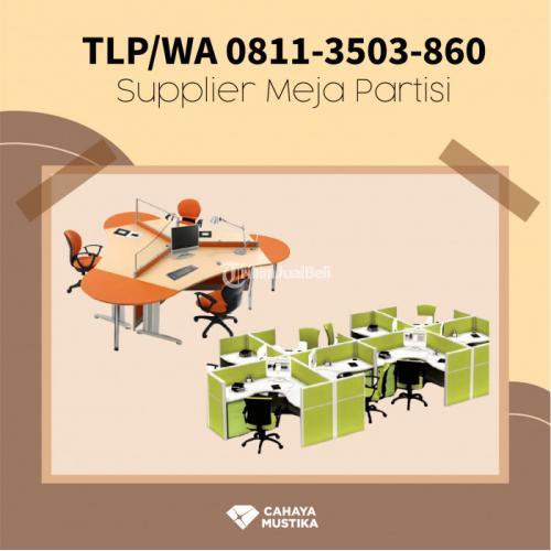 TELP/WA 081-1350-3860,  Supplier Meja Kantor Partisi di Malang
