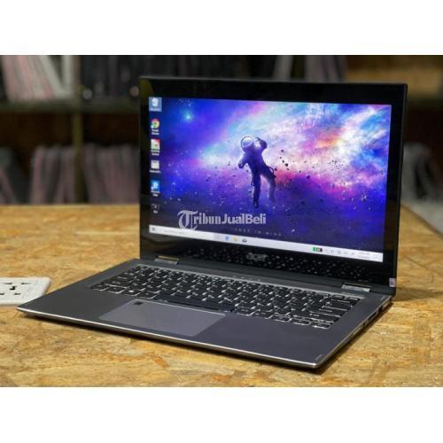 Laptop Acer Spin SP514-52N CORE I5-8250U RAM 8GB SSD 256GB Bekas Normal Mulus - Bandung