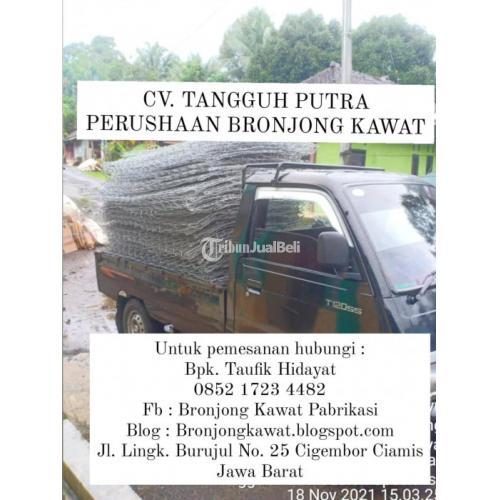 Bronjong Kawat Penahan Longsor di Kenohan Kalimantan Timur - Kutai Kertanegara