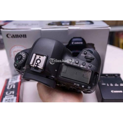 Kamera Canon EOS 5D Mark II Like New Fullset Second Sensor Bening No Jamur - Bogor