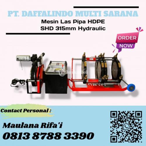 Mesin Penyambung Pipa HDPE SHD 315/75mm Hydraulic - Jakarta Timur