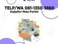 TELP/WA 081-1350-3860,  Supplier Sekat Meja Partisi Staff Kantor di Malang