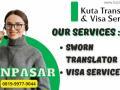 Jasa Penerjemah Tersumpah dan Pembuatan Visa - Kuta Translator - Denpasar