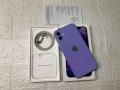 HP iPhone 12 64GB Purple Seken Original Fullset Baterai 93% Nego - Bekasi