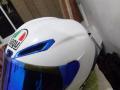 Helm Cetakan AGV Pista ( Baru Kelar Rakit ) White Glossy Busa Carglos Siap Pakai - Jakarta Selatan