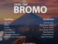 Open Trip Bromo Murah : 250 rb/org : Start Kota Malang & Kota Batu