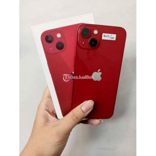 HP iPhone 13 128GB Second Like New Merah Siap Pakai - Surakarta