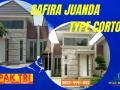 Rumah DP 0 Surabaya Di Perumahan Safira Juanda Resort Type Cortona