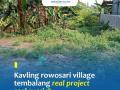 Tanah Kavling Rowosari Village Tembalang DP 29JT Kredit Tanpa Bunga 3 Th PRomo Emas