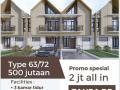 Dijual Rumah 2 Lantai Hanya bayar 2 jt view gunung salak - Bogor