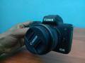 Kamera Mirrorless Canon M50 Kit 15-45mm STM Bekas Normal Mulus Like New - Sorong