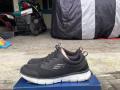 Sepatu Skechers Air Cooled Memory Foam Sneakers Running Black White Ukuran 42,5 - Bandung