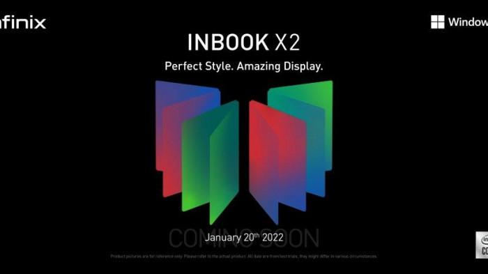 Laptop Tipis Infinix INBOOK X2 Akan Segera Rilis di Indonesia 20 Januari Mendatang