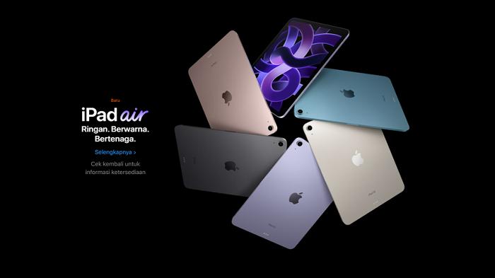Resmi Hadir di Indonesia, Cek Harga dan Spesifikasi Apple iPad Air 5
