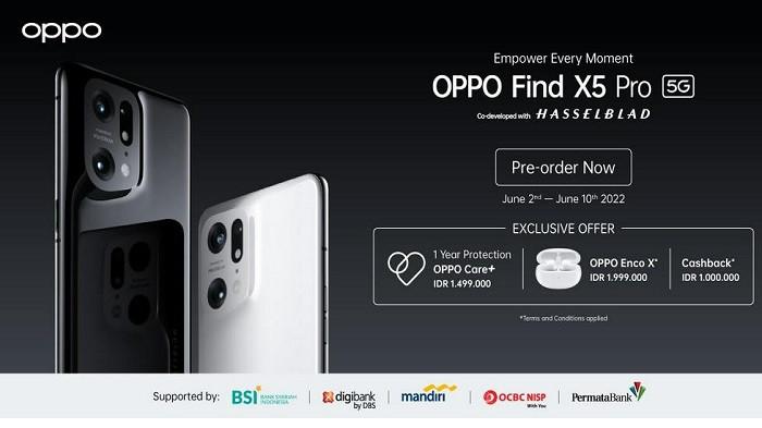 OPPO Find X5 Pro 5G Resmi Hadir di Indonesia, Cek Spesifikasi dan