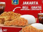 Promo KFC Spesial HUT Jakarta Beli 1 Gratis 1 Hanya Hari Ini