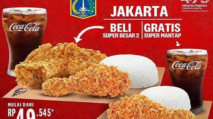 Promo KFC Spesial HUT Jakarta Beli 1 Gratis 1 Hanya Hari Ini